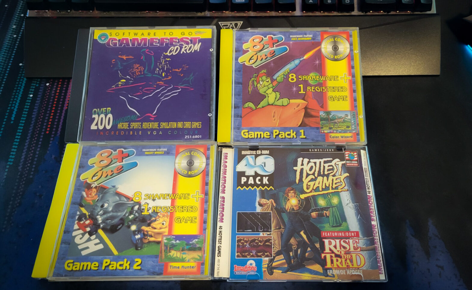 the 4 shareware disks I owned as a kid and still have kicking around